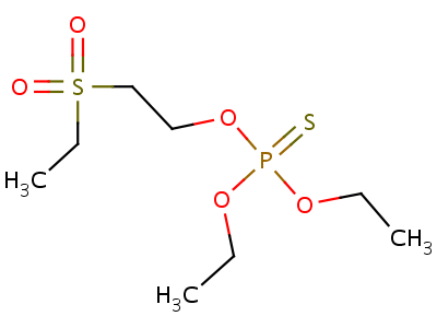 内吸磷-O-砜结构式,4891-54-7结构式