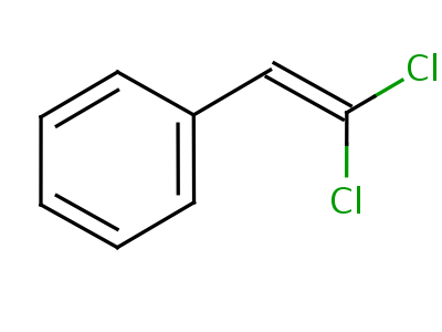 2,2-二氯乙烯苯结构式,50852-77-2结构式