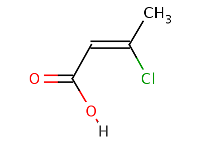 3-氯巴豆酸结构式,55831-56-6结构式