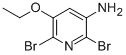 2,6-Dibromo-5-ethoxy-pyridin-3-ylamine Structure,1000018-10-9Structure