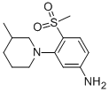 3-(3-Methylpiperidin-1-yl)-4-(methylsulphonyl)aniline Structure,1000018-39-2Structure