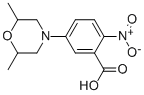 5-(2,6-Dimethyl-4-morpholinyl)-2-nitrobenzoic acid Structure,1000018-44-9Structure