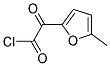 2-Furanacetyl chloride, 5-methyl-alpha-oxo-(9ci) Structure,100005-41-2Structure