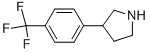 3-[4-(Trifluoromethyl)phenyl]pyrrolidine Structure,1000198-76-4Structure