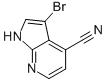 3-Bromo-1h-pyrrolo[2,3-b]pyridine-4-carbonitrile Structure,1000340-54-4Structure