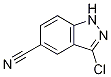 3-Chloro-1H-indazole-5-carbonitrile Structure,1000341-16-1Structure