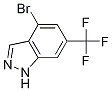 4-Bromo-6-trifluoromethyl-1h-indazole Structure,1000342-95-9Structure