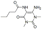  n-(6-氨基-1,2,3,4-四氢-1,3-二甲基-2,4-二氧代-5-嘧啶)-戊酰胺结构式_100052-09-3结构式