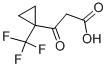 Cyclopropanepropanoic acid, b-oxo-1-(trifluoromethyl)- Structure,1000525-62-1Structure