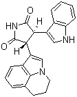 (3R,4R)-3-(5,6-二氢-4H-吡咯并[3,2,1-ij]喹啉-1-基)-4-(1H-吲哚-3-基)吡咯烷-2,5-二酮结构式_1000873-98-2结构式