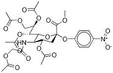 2-O-(p-Nitrophenyl)-4,7,8,9-tetra-O-acetyl-alpha-D-N-acetylglycolylneuraminic Acid Methyl Ester Structure,1000890-49-2Structure