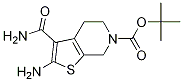 2-氨基-3-氨基甲酰-4,7-二氢-5H-噻吩并[2,3-c]吡啶-6-羧酸叔丁酯结构式_1001020-08-1结构式