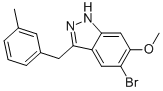 5-Bromo-6-methoxy-3-[(3-methylphenyl)methyl]-1h-indazole Structure,1001195-64-7Structure