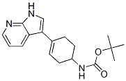 [4-(1H-pyrrolo[2,3-b]pyridin-3-yl)-cyclohex-3-enyl]-carbamic acid tert-butyl ester Structure,1001414-20-5Structure