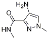 4-氨基-n,1-二甲基-1H-吡唑-3-羧酰胺结构式_1001500-41-9结构式