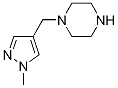 1-[(1-Methyl-1H-pyrazol-4-yl)methyl]piperazine Structure,1001757-59-0Structure