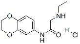 N-(2,3-dihydrobenzo[b][1,4]dioxin-6-yl)-2-(ethylamino)acetamide hydrochloride Structure,100254-21-5Structure