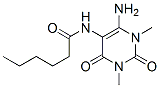 Hexanamide, n-(6-amino-1,2,3,4-tetrahydro-1,3-dimethyl-2,4-dioxo-5-pyrimidinyl)- Structure,100314-00-9Structure