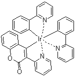 Bis(2-phenylpyridine)(3-(pyridin-2-yl)-2h-chromen-2-onate)iridium(iii) Structure,1003562-42-2Structure