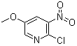 2-Chloro-5-methoxy-3-nitropyridine Structure,1003711-55-4Structure