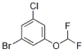 1-Bromo-3-chloro-5-(difluoromethoxy)benzene Structure,1004112-67-7Structure