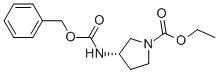 (3S)-3-[[(phenylmethoxy)carbonyl]amino]-1-Pyrrolidinecarboxylic acid ethyl ester Structure,1004304-27-1Structure