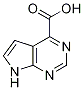 7H-pyrrolo[2,3-d]pyrimidine-4-carboxylic acid Structure,1005206-17-6Structure