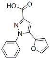 5-(2-Furyl)-1-phenyl-1H-pyrazole-3-carboxylic acid Structure,100537-55-1Structure