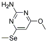 (9ci)-4-甲氧基-6-(甲基seleno)-2-嘧啶胺结构式_100559-66-8结构式