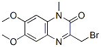 3-Bromomethyl-6,7-dimethoxy-1-methyl-2(H)-quinoxalinone Structure,100595-07-1Structure