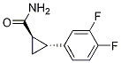 (1R,2r)-2-(3,4-difluorophenyl)cyclopropane carboxamide Structure,1006376-62-0Structure