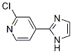 2-Chloro-4-(1h-2-imidazolyl)pyridine Structure,1006589-03-2Structure