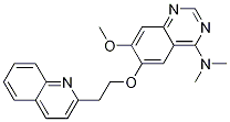 7-Methoxy-n,n-dimethyl-6-[2-(quinolin-2-yl)ethoxy]quinazolin-4-amine Structure,1006890-24-9Structure