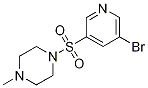 1-[(5-Bromo-3-pyridinyl)sulfonyl]-4-methylpiperazine Structure,1007212-08-9Structure