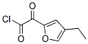 2-Furanacetyl chloride, 4-ethyl-alpha-oxo-(9ci) Structure,100750-54-7Structure