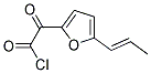 (9ci)-alpha-氧代-5-(1-丙烯基)-2-呋喃乙酰氯结构式_100750-55-8结构式