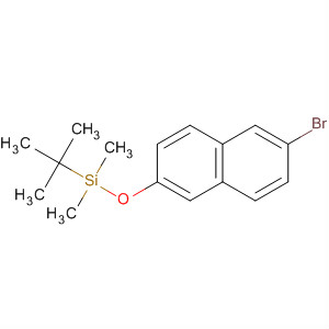 (6-溴萘-2-基氧基)-叔丁基二甲基硅烷结构式_100751-65-3结构式