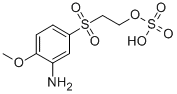 2-Amino-1-methoxy-4-(2-sulfooxyethylsulfonyl)benzene Structure,10079-20-6Structure