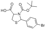 3-Boc-2-(4-bromo-phenyl)-thiazolidine-4-carboxylic acid Structure,1008262-90-5Structure