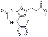 7-(2-Carbomethoxyethyl)-5-(2-chlorophenyl)-thieno-1,4-diazepin-2-one Structure,100827-80-3Structure