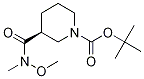 (S)-tert-butyl 3-(methoxy(methyl)carbamoyl)piperidine-1-carboxylate Structure,1008562-93-3Structure