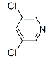 3,5-Dichloro-4-picoline Structure,100868-46-0Structure