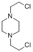 (6ci,7ci,8ci,9ci)-1,4-双(2-氯乙基)-哌嗪结构式_1009-85-4结构式