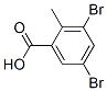 2-Methyl-3,5-dibromobenzoic acid Structure,100958-94-9Structure