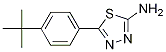 5-[4-(1,1-二甲基乙基)苯基]-1,3,4-噻二唑-2-胺结构式_100987-04-0结构式