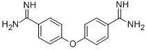 4-(4-Carbamimidoylphenoxy)benzenecarboximidamide dihydrochloride Structure,101-62-2Structure