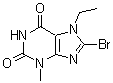 8-Bromo-7-ethyl-3,7-dihydro-3-methyl-1h-purine-2,6-dione Structure,101071-96-9Structure