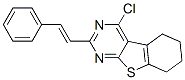 4-Chloro-2-[2-phenylvinyl]-5,6,7,8-tetrahydro[1]benzothieno[2,3-d]pyrimidine Structure,101130-32-9Structure