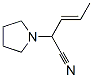 (e)-(9ci)-alpha-1-丙烯基-1-吡咯烷乙腈结构式_101132-09-6结构式