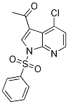 Ethanone, 1-[4-chloro-1-(phenylsulfonyl)-1H-pyrrolo[2,3-b]pyridin-3-yl]- Structure,1011711-53-7Structure